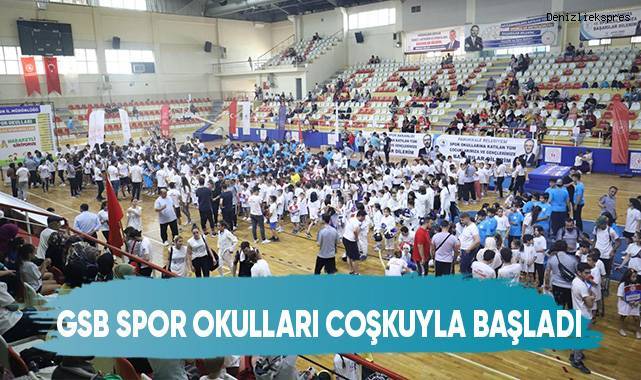 GSB Spor Okulları coşkuyla başladı