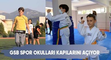 GSB Spor Okulları kapılarını açıyor