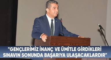 İl Milli Eğitim Müdürü Süleyman Ekici’nin YKS Mesajı