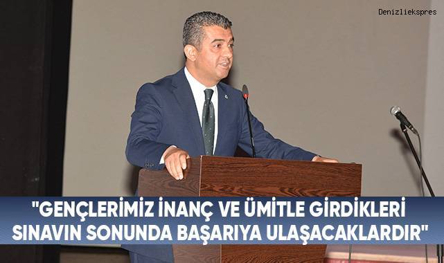 İl Milli Eğitim Müdürü Süleyman Ekici’nin YKS Mesajı