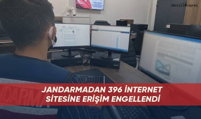 Jandarmadan 396 internet sitesine erişim engellendi