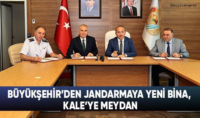 Kale, Büyükşehir ile yeni bir meydan ve jandarma binasına kavuşacak