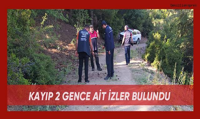 Kayıp 2 gence ait sabah saatlerinde izler bulundu