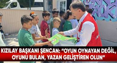 Kızılay’dan karne hediyesi “kodlama kitabı”