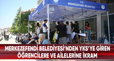 Merkezefendi Belediyesi’nden Yks’ye Giren Öğrencilere Ve Ailelerine İkram