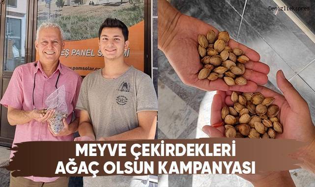 Meyve çekirdekleri ağaç olsun kampanyası