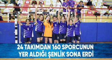 Minik eller hentbol şenliği 7. kez yapıldı