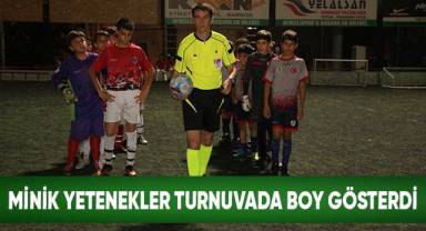 Minik yetenekler turnuvada boy gösterdi