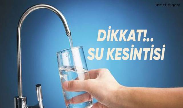 Muhtelif mahallelerde su kesintisi