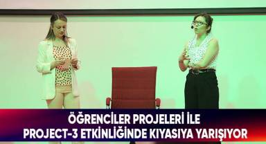 Öğrenciler projeleriyle kıyasıya yarışıyor