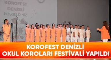 Okul koroları hünerlerini sahneledi
