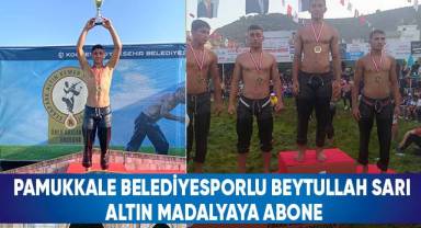 Pamukkale Belediyesporlu Beytullah Sarı, Altın Madalyaya Abone