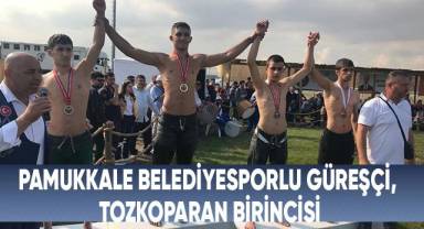 Pamukkale Belediyesporlu Güreşçi, Tozkoparan Birincisi