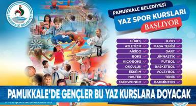 Pamukkale’de Gençler Bu Yaz Kurslara Doyacak
