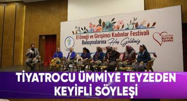 Tiyatrocu Ümmiye Teyze'den Keyifli Söyleşi
