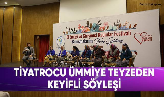 Tiyatrocu Ümmiye Teyze'den Keyifli Söyleşi