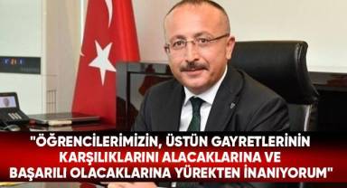 Vali Atik'in YKS’ye girecek öğrencilere mesajı