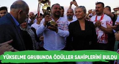 Yükselme grubunda ödüller sahiplerini buldu