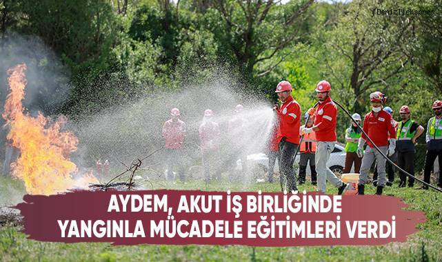 Aydem Yenilenebilir Enerji, AKUT iş birliğinde yangınla mücadele eğitimleri verdi