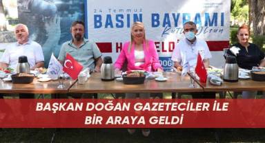 Başkan Doğan Gazeteciler ile Bir Araya Geldi
