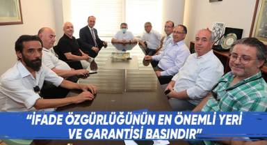 Başkan Örki, DGC’de Basınla Buluştu