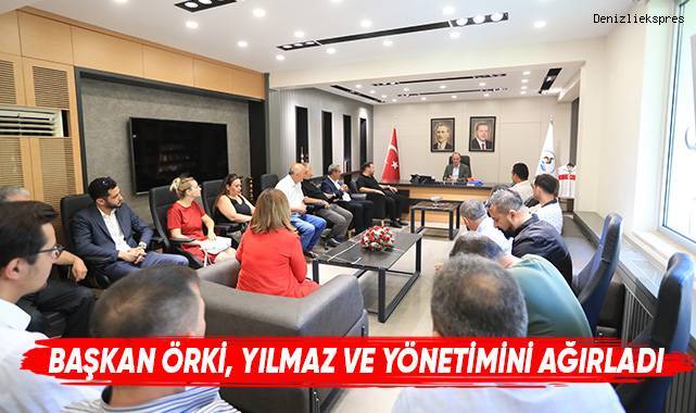 Başkan Örki, Yılmaz Ve Yönetimini Ağırladı