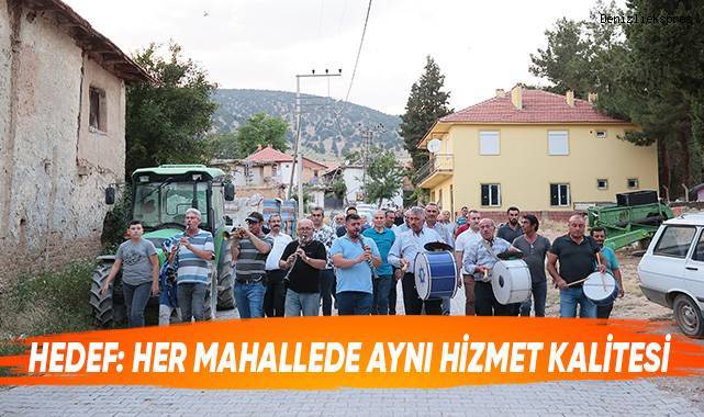 Başkan Zolan, davul, zurnalarla karşılandı