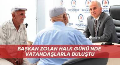 Başkan Zolan Halk Günü'nde vatandaşlarla buluştu