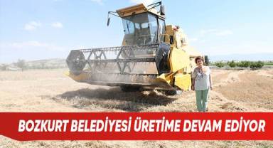 Bozkurt Belediyesi Üretime Devam Ediyor