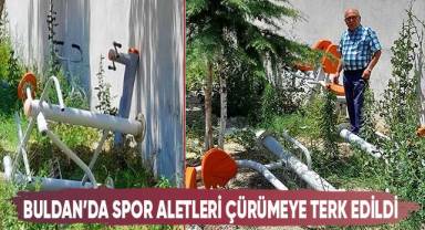 Buldan'da spor aletleri çürümeye terk edildi