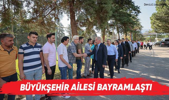 Büyükşehir Ailesi Bayramlaştı