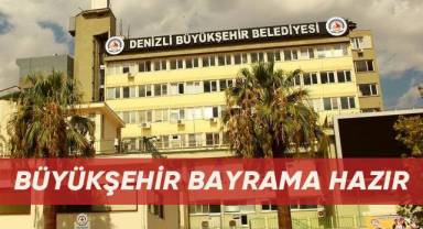 Büyükşehir bayrama hazır