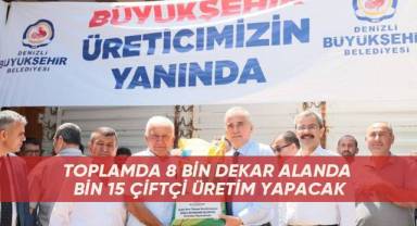 Büyükşehirden çiftçilere bayram hediyesi
