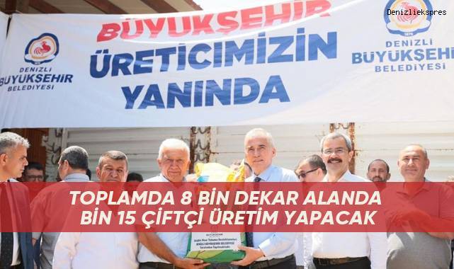 Büyükşehirden çiftçilere bayram hediyesi