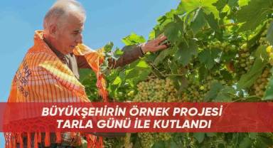 Büyükşehirin örnek projesi Tarla Günü ile kutlandı