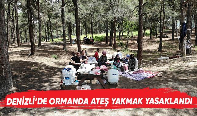 Denizli'de ormanda ateş yakmak yasaklandı