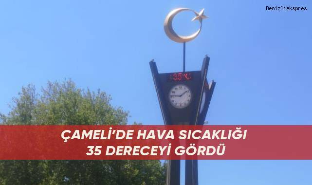 Denizli’nin en serin ilçesinde sıcaklık 35 derece