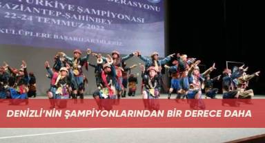 Denizli’nin şampiyonlarından bir derece daha
