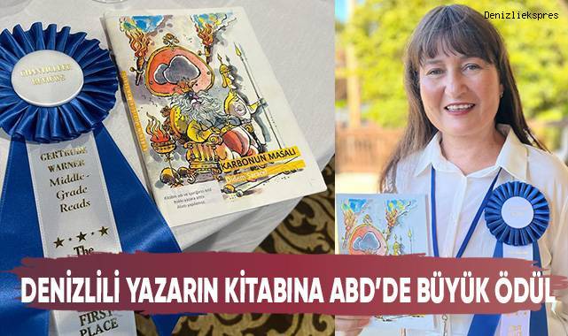 Denizlili yazarın kitabına ABD’de büyük ödül