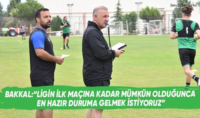 Denizlispor, sezonun bir hafta ertelenmesini daha fazla çalışarak değerlendirecek
