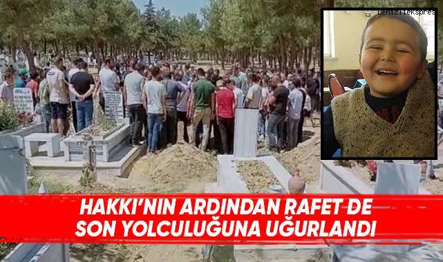 Hakkı'nın ardından Rafet de son yolculuğuna uğurlandı
