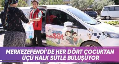 Halk süt hem aileleri hem de üreticiyi sevindiriyor
