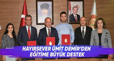 Hayırsever Ümit Demir’den Eğitime Büyük Destek