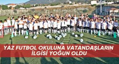 Honaz'da yaz futbol okulunda çalışmalar başladı