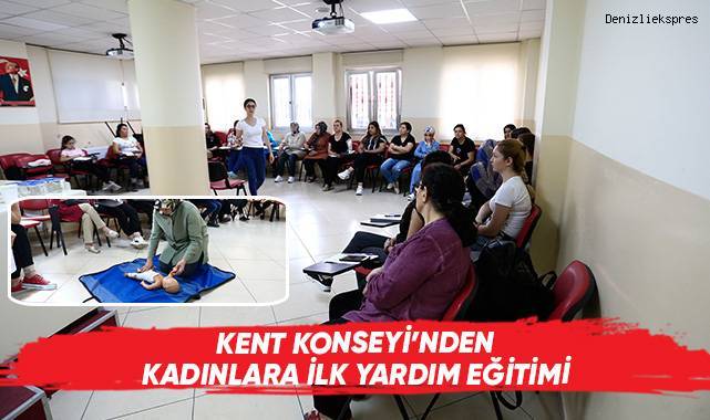 Kent Konseyi’nden Kadınlara İlk Yardım Eğitimi