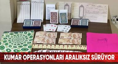 Kumar operasyonları aralıksız sürüyor