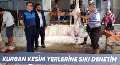 Kurban kesim yerlerine sıkı denetim