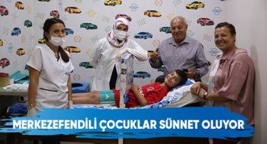Merkezefendili Çocuklar Sünnet Oluyor