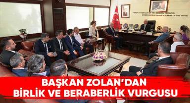 MHP İl Teşkilatı'ndan Başkan Zolan’a tam kadro ziyaret