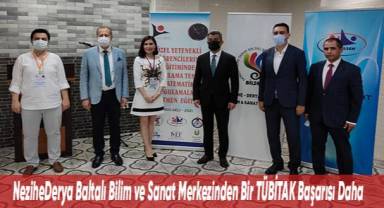 NeziheDerya Baltalı Bilim ve Sanat Merkezinden Bir TÜBİTAK Başarısı Daha